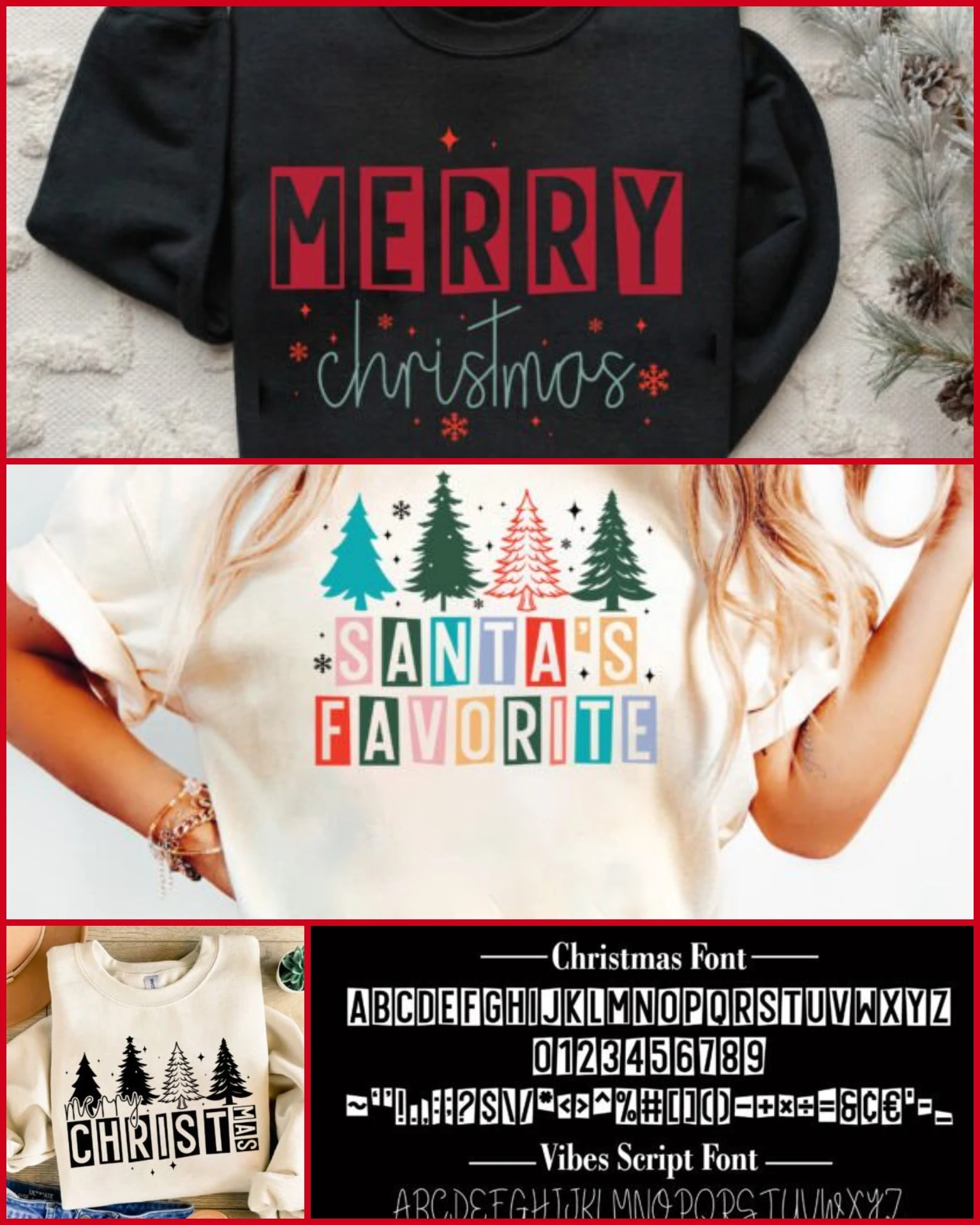 Christmas display font and holiday script font duo for Cricut, prints and festive branding. Perfect for joyful winter designs.