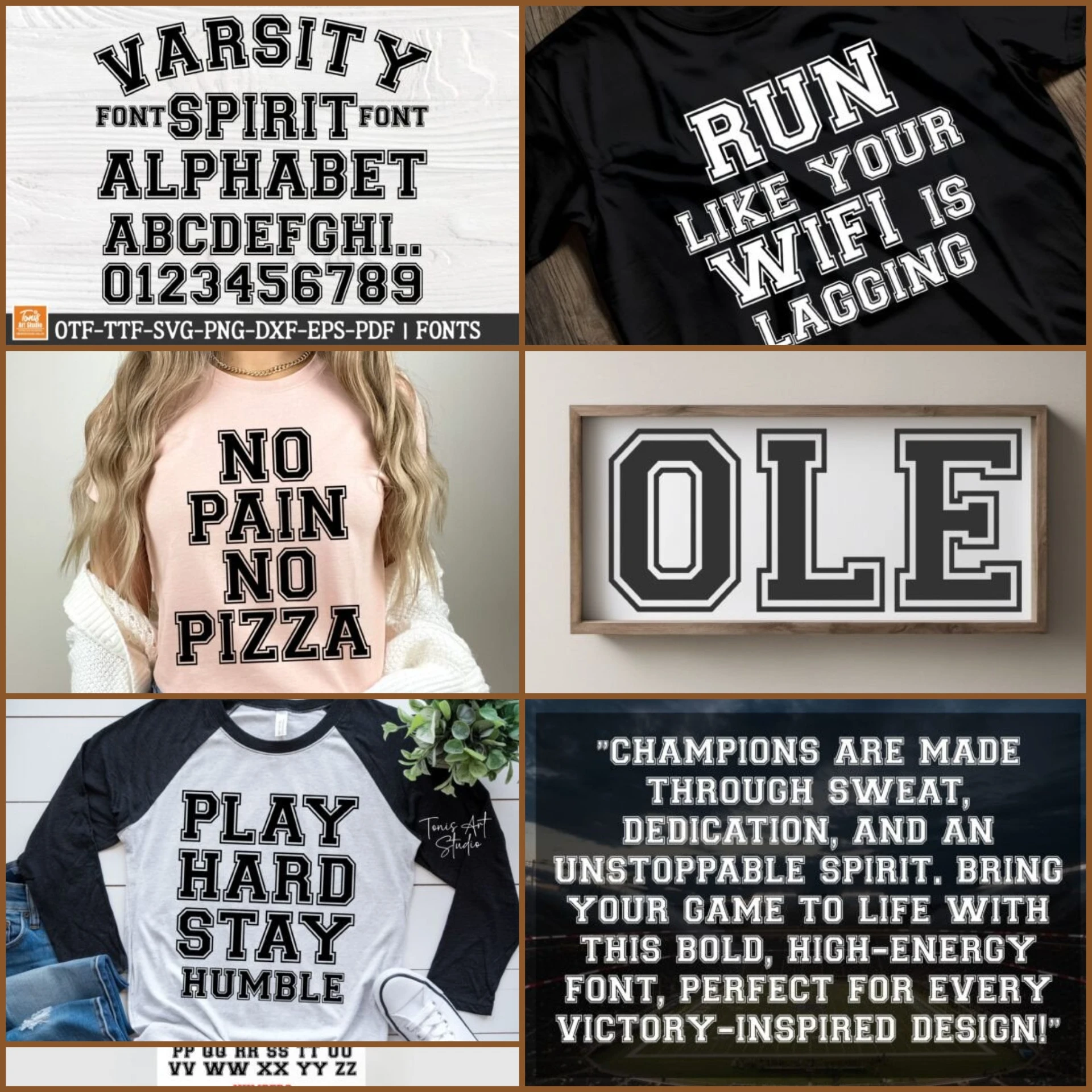 Got it! Here’s a tight SEO package for your Varsity Font SVG.