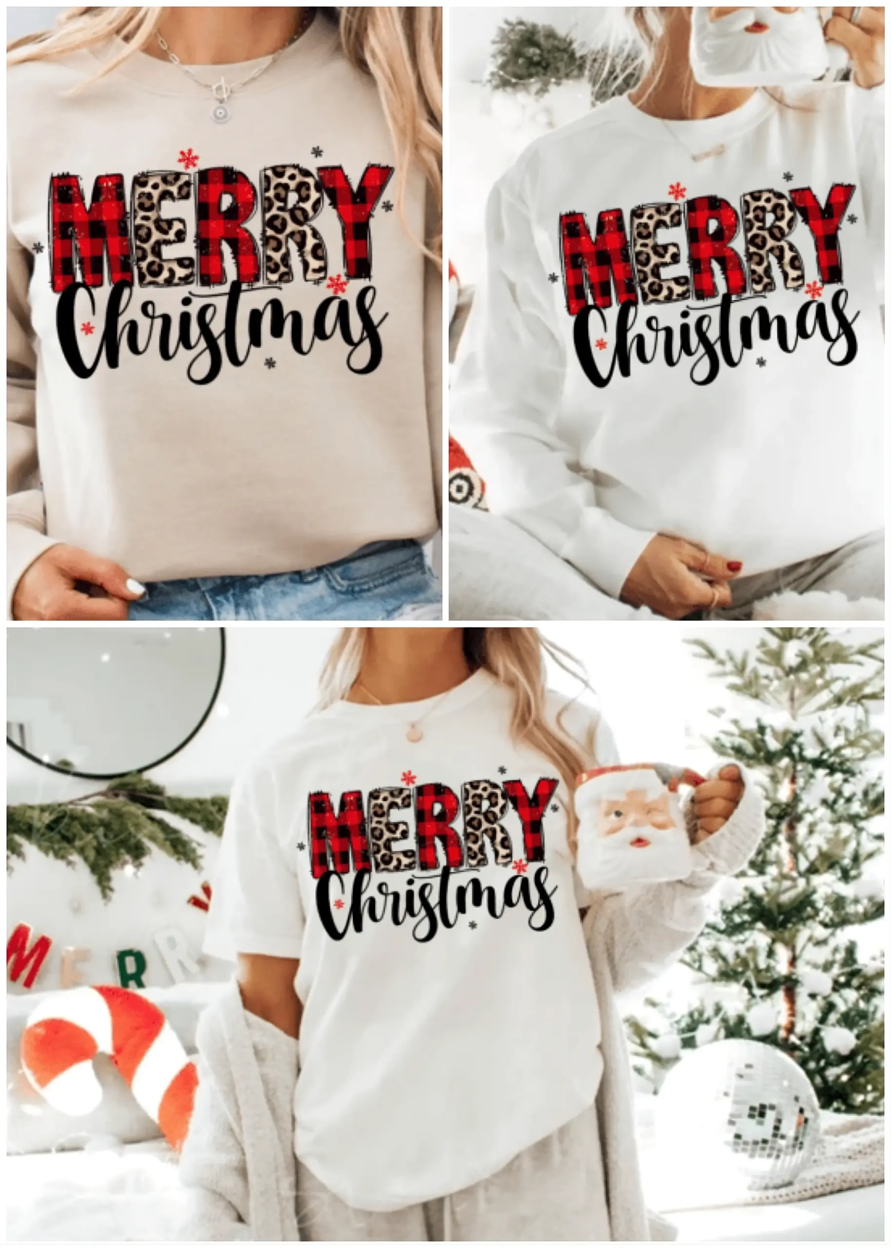 Leopard Christmas Clipart & Animal Print Holiday PNG