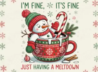 Funny Cute Snowman PNG is a festive printable illustration for Christmas crafts, shirts, mugs, and sublimation projects. Perfect for winter designs!