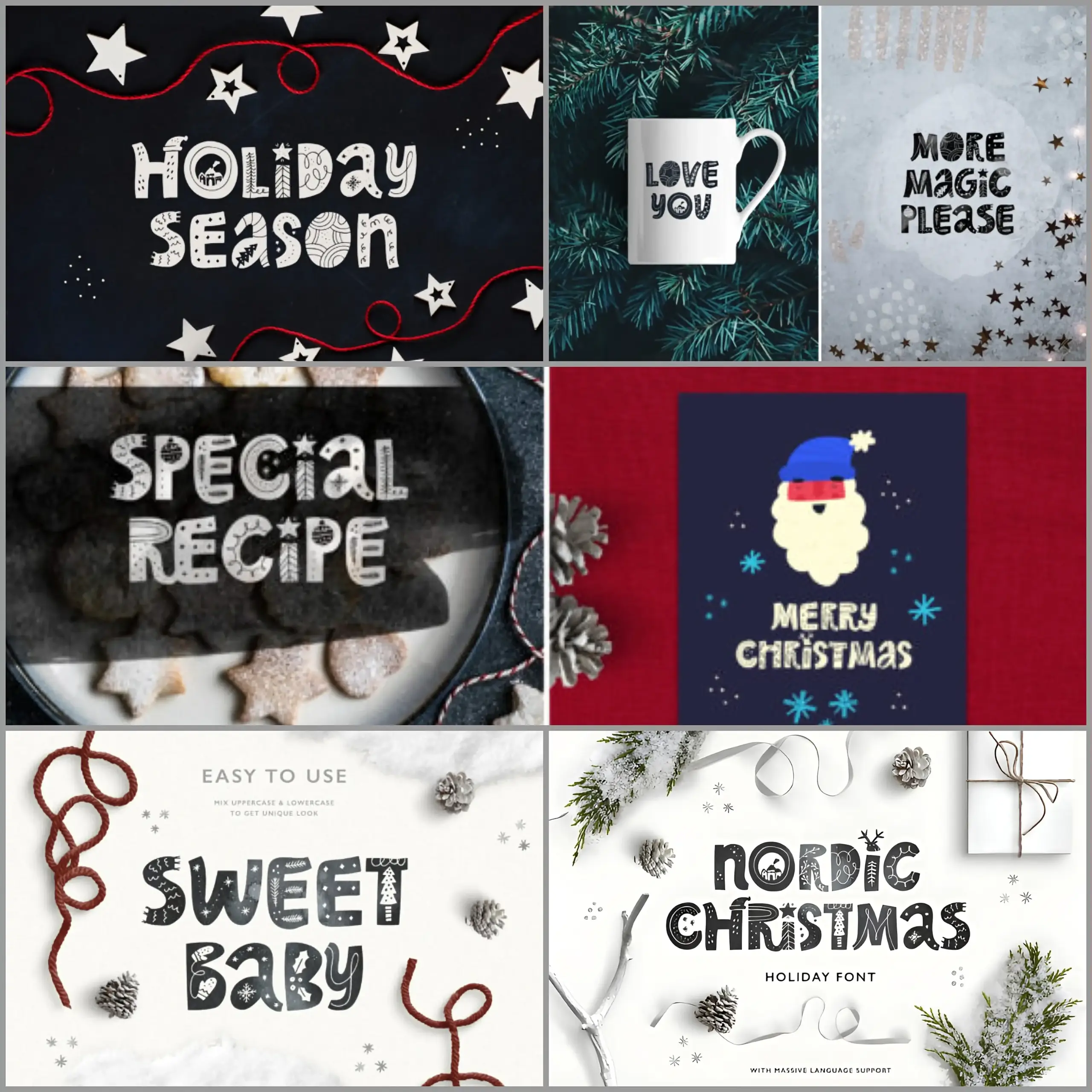 Nordic Christmas Font