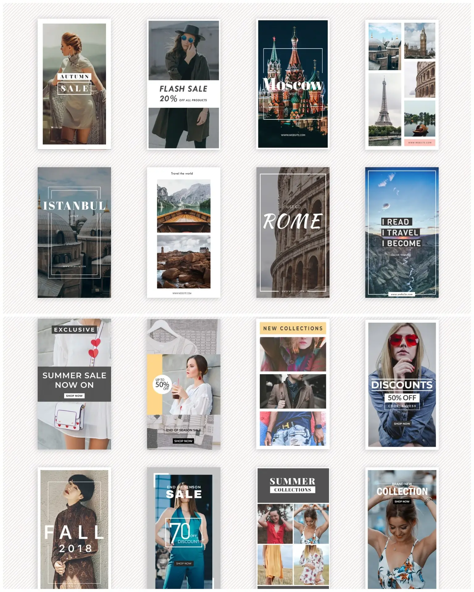 25 Instagram Stories Templates