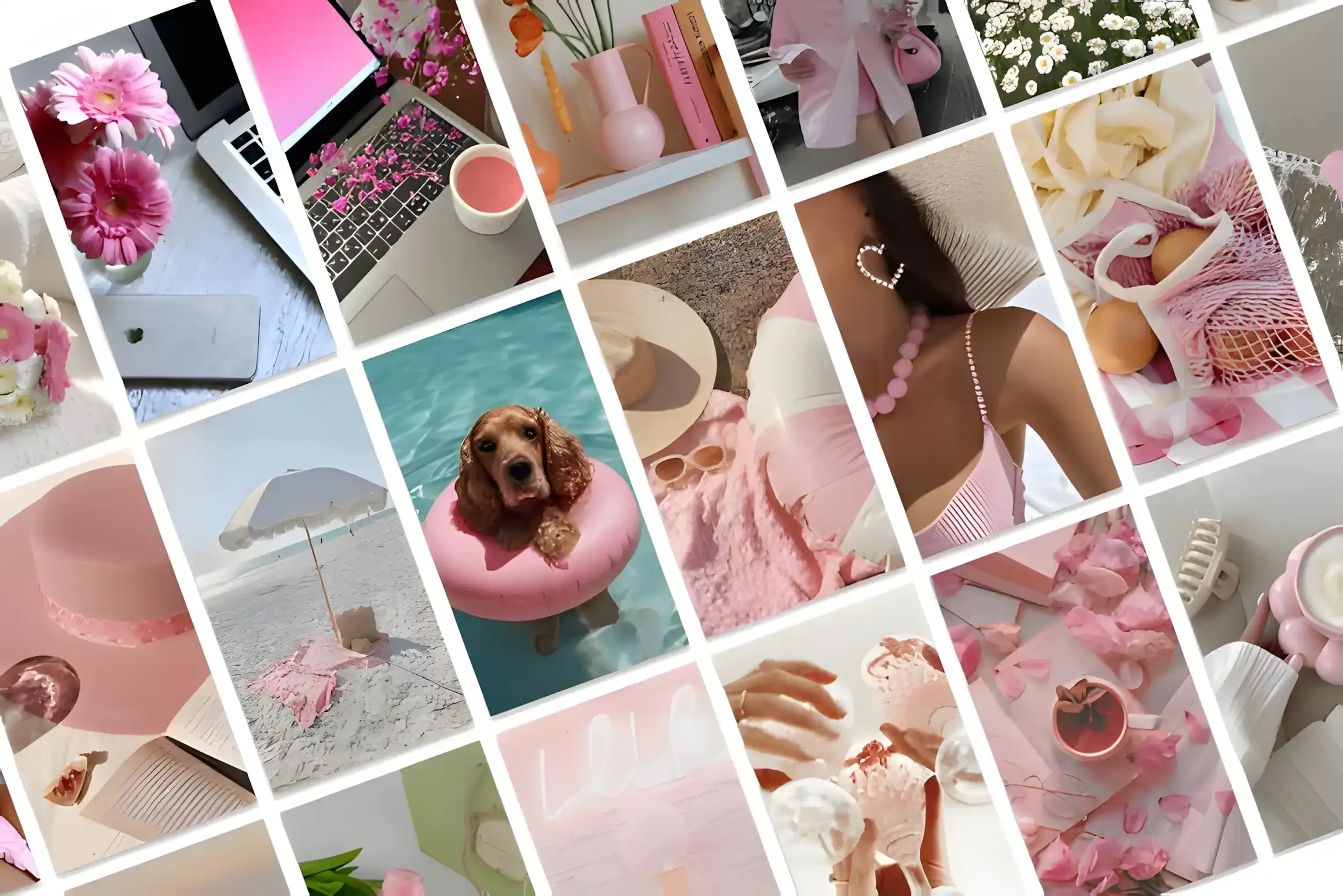 Pink Aesthetic Photos for Instagram Stories & Branding