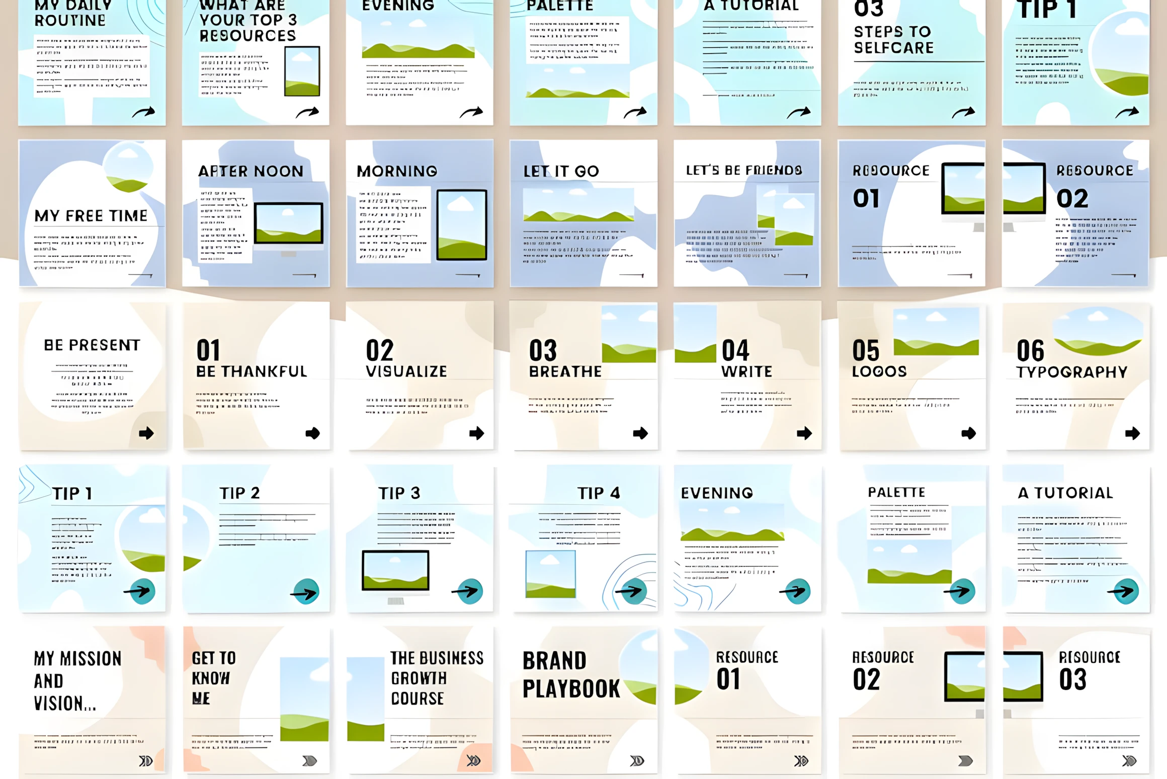 Instagram Carousel Template for Marketing & Business