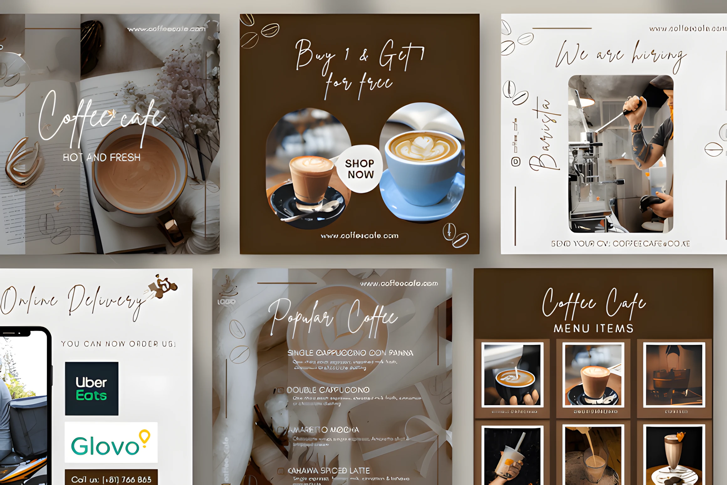 Coffee Cafe Instagram Post Template