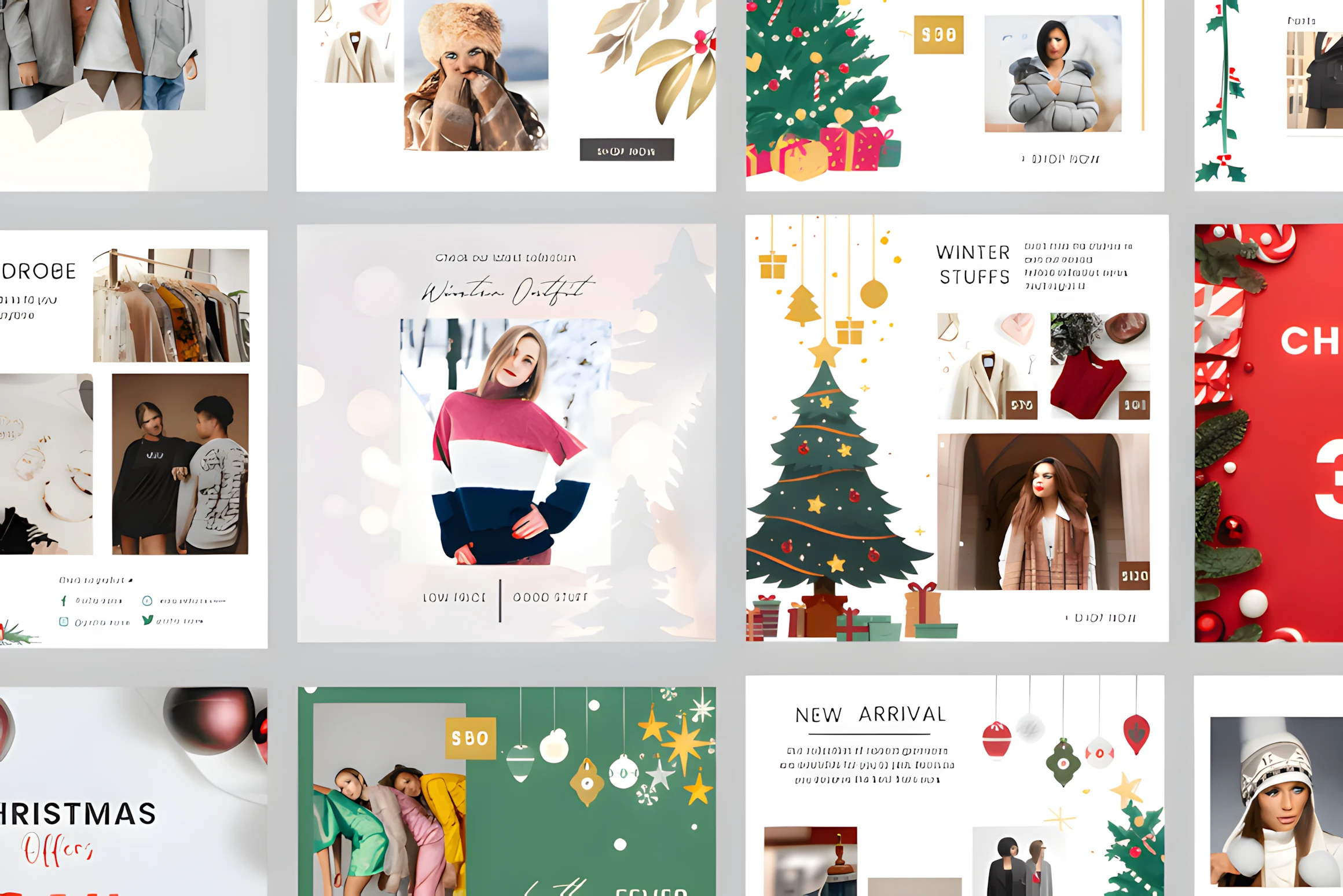 Christmas Instagram Templates